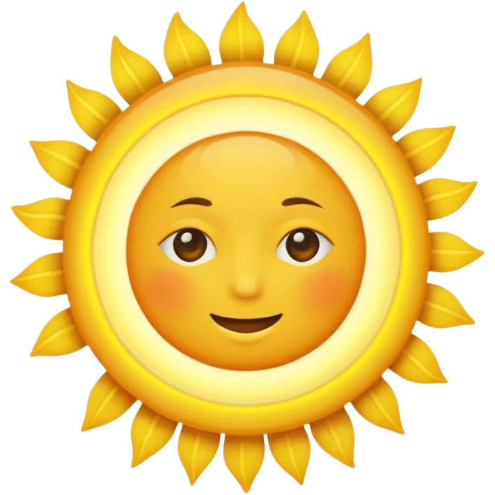 No it looks like a sun  emoji