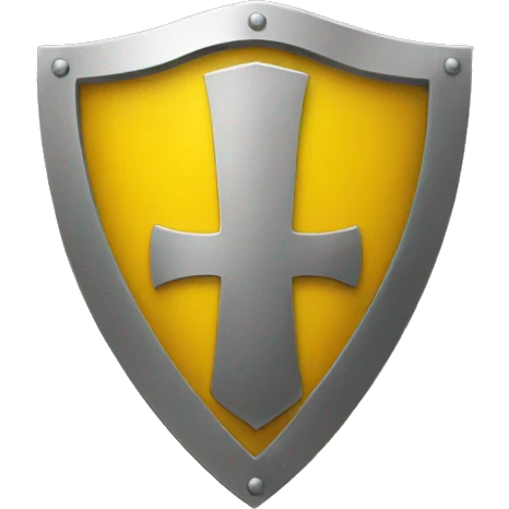 Yellow Shield logo emoji