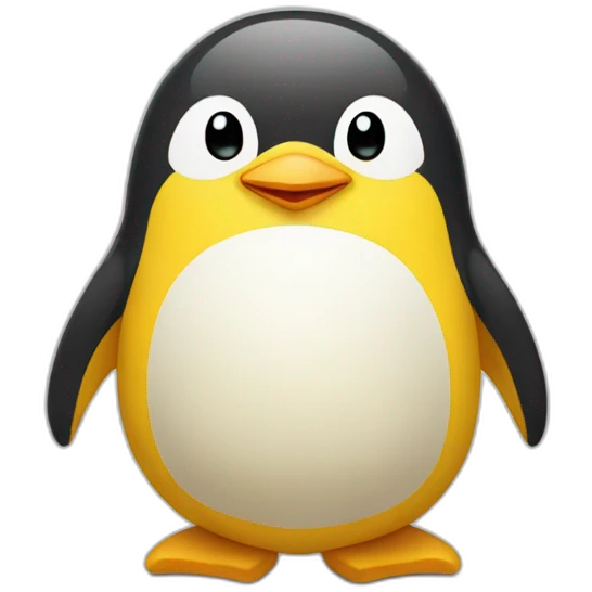 Yellow Penguin emoji