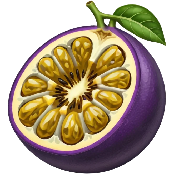 whole passion fruit emoji