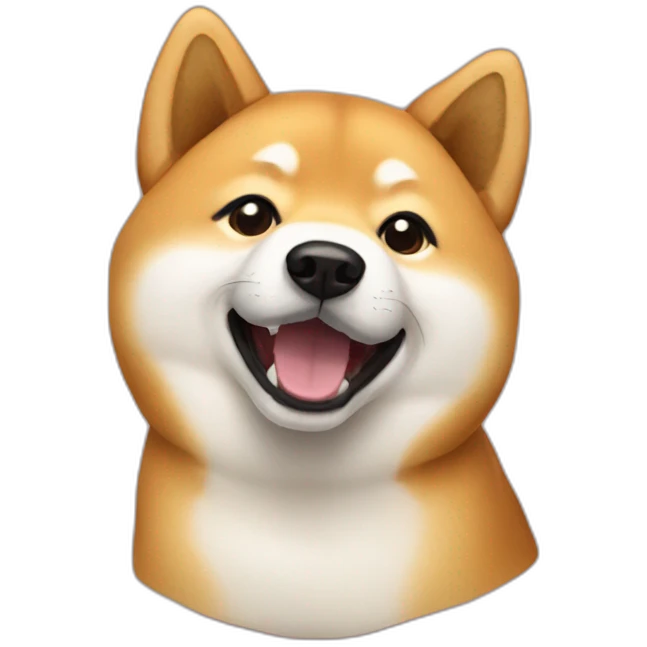Shiba with Canada  emoji