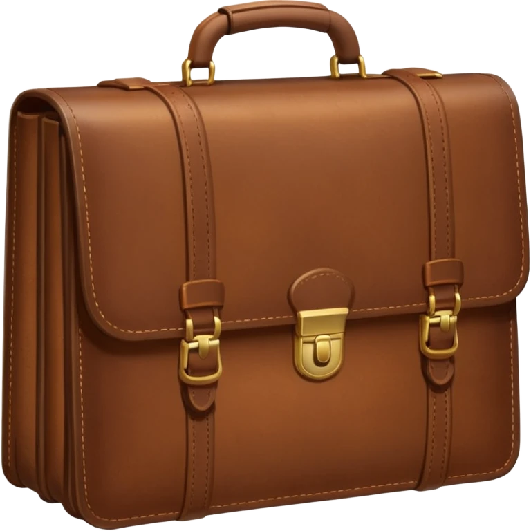 emoji de maletin marron de empleo emoji