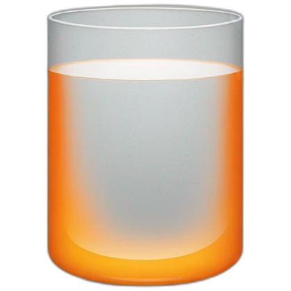 orange circle glass emoji