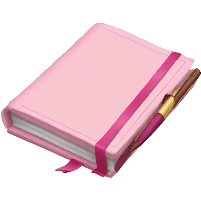 Pink journal  emoji