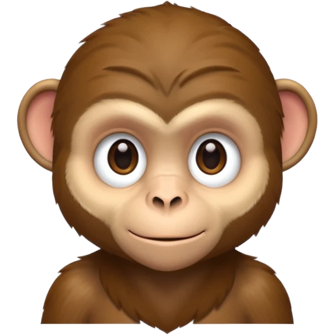 handsome monkey emoji