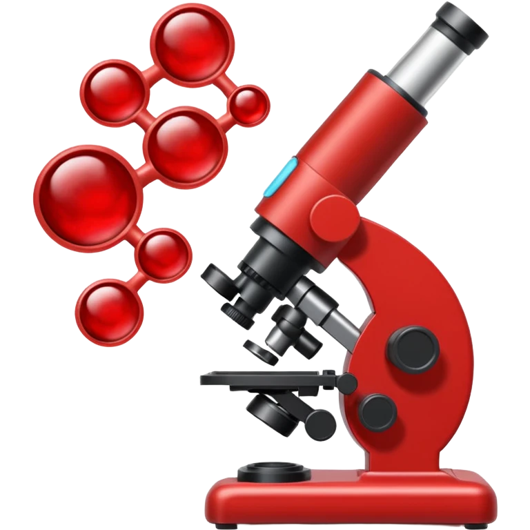 sangue no microscopio emoji