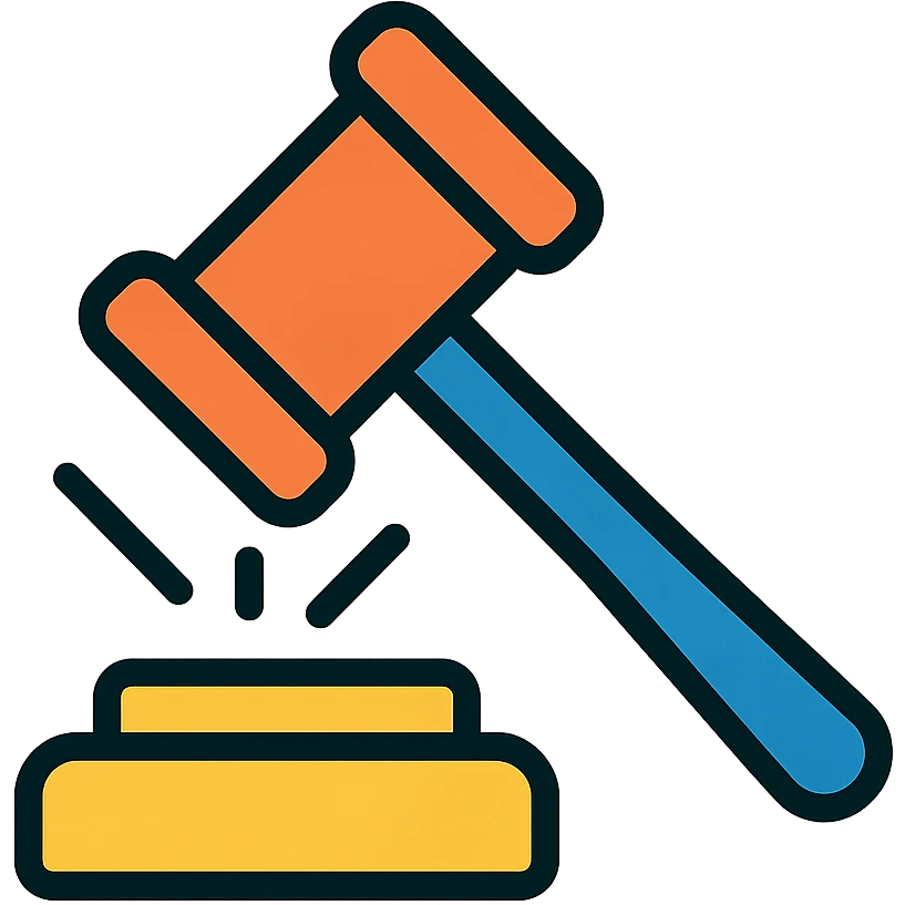 judge hammer emoji