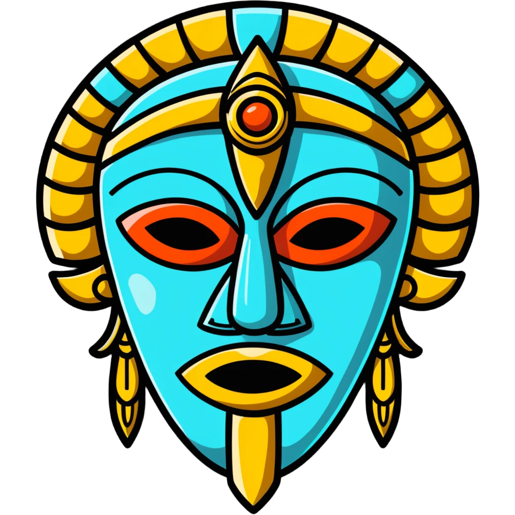 Anunnaki mask emoji