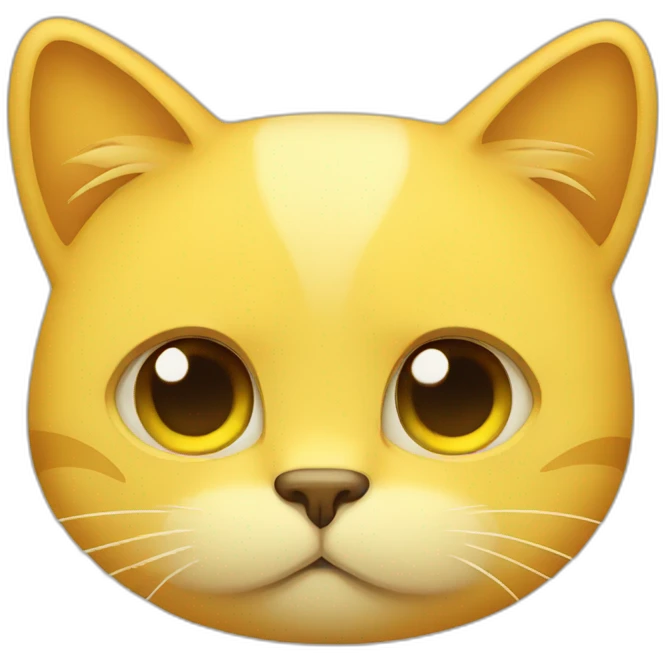 yellow sad cat emoji