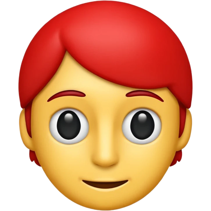 simple emoji inspired by the logo of École Polytechnique Fédérale de Lausanne (EPFL), recognizable shape, red and black colors, no text emoji