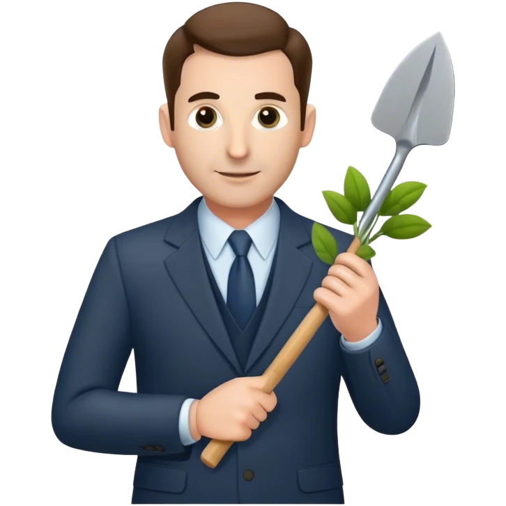 Harvey Spector gardening emoji