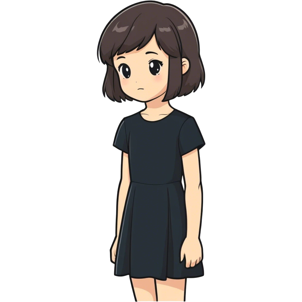 Girl with grown  emoji