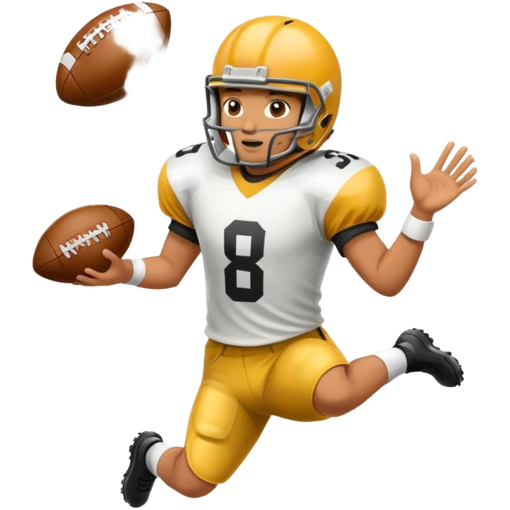 Zireael plays football emoji