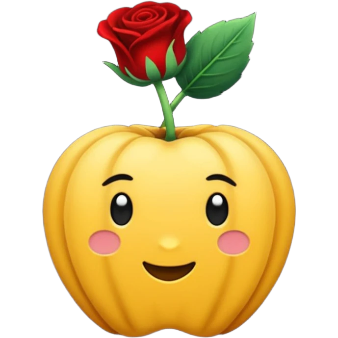 🥀 in black colour emoji