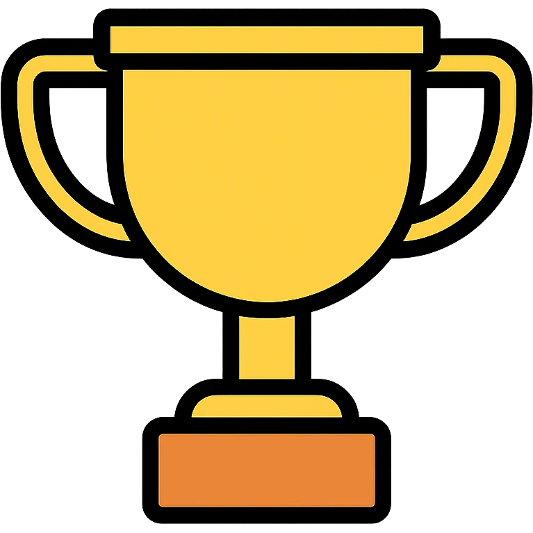 colored trophy icon emoji