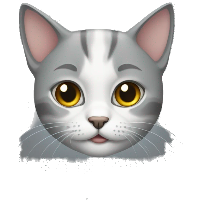 Gato gris emoji