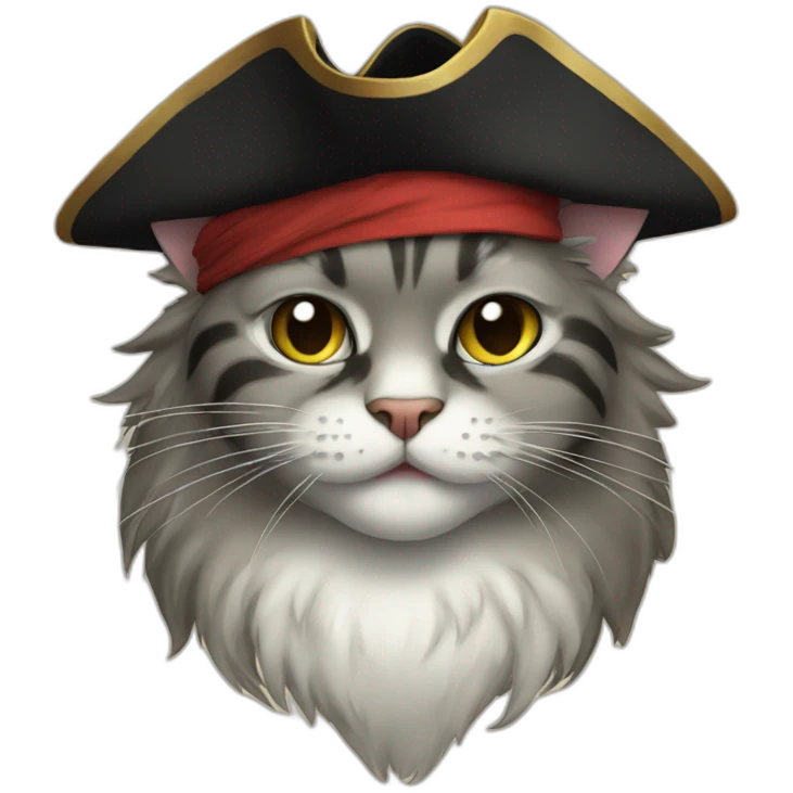 Pirate cat emoji