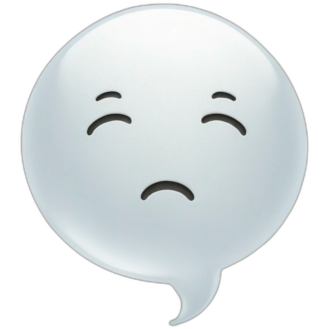question bubble emoji