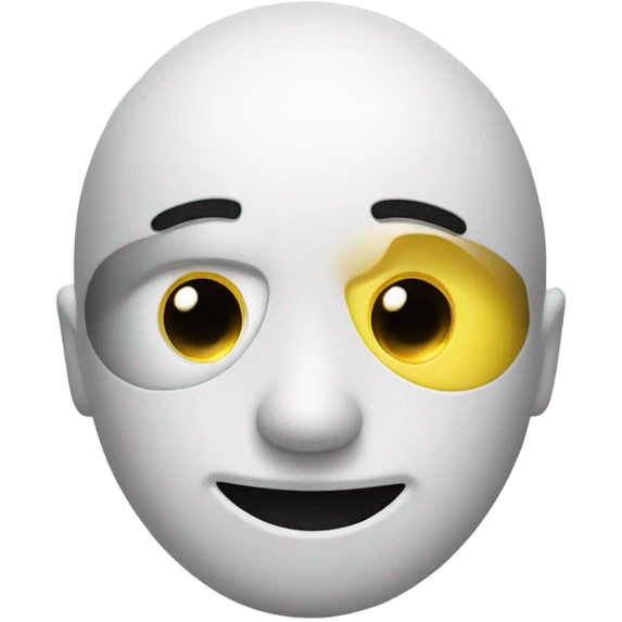 smiley face with F1 eyes emoji