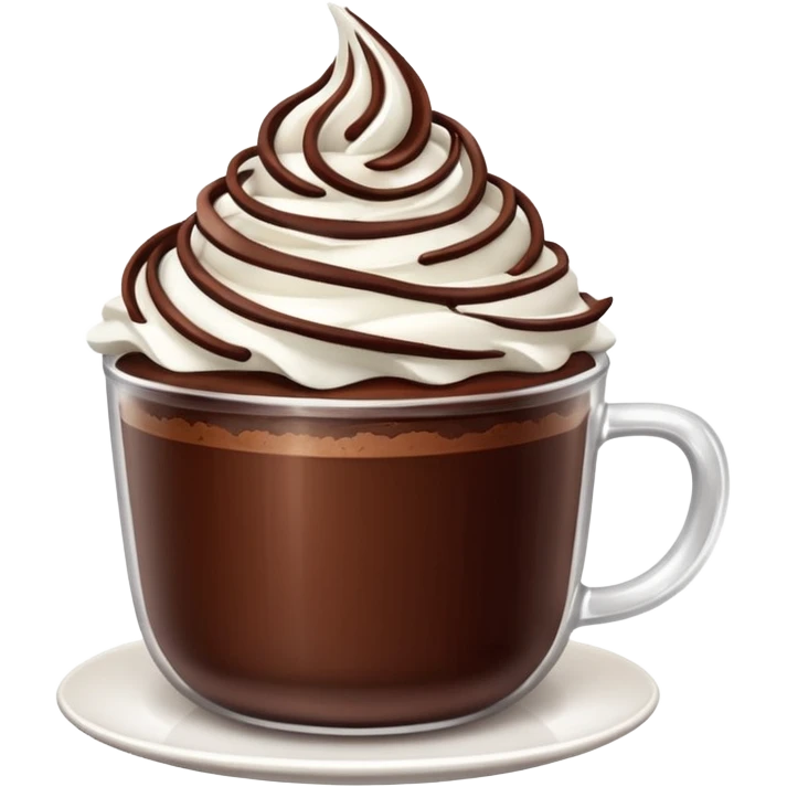 chocolate desert in cup emoji