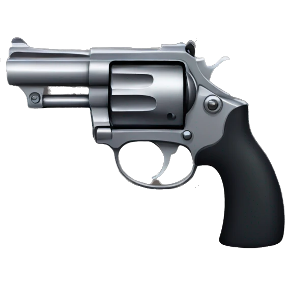 Gothic looking Revolver  emoji