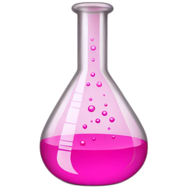 laboratory Reagenzglas pink emoji