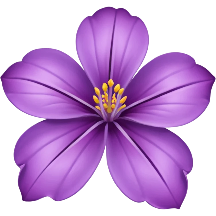 detailed purple flower emoji