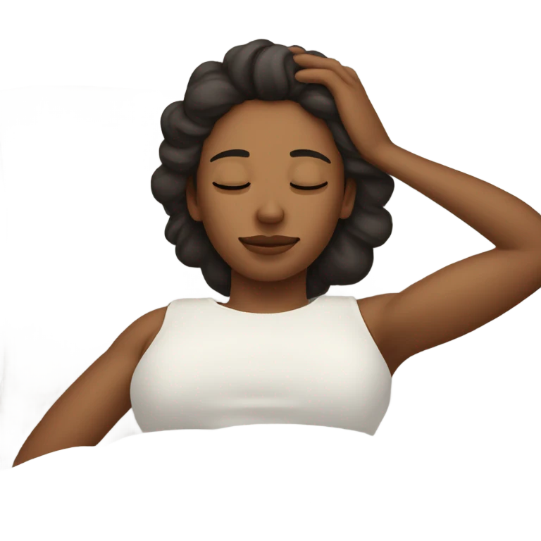 Sleeping person emoji