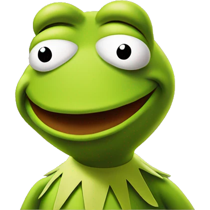 Kermit the frog looking suspicious emoji