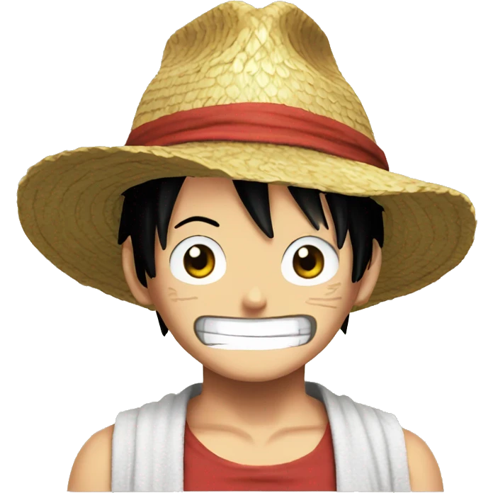 Luffy from one piece emoji