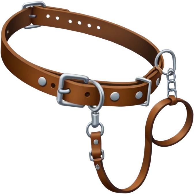 Leash – collar with leash hanging emoji