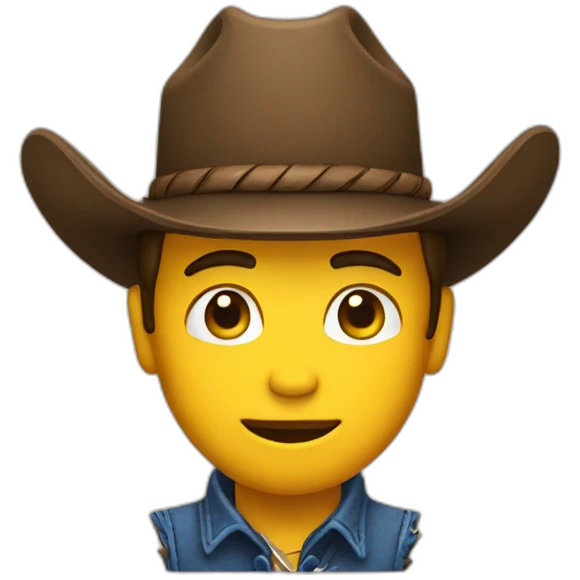 supporting cowboy emoji