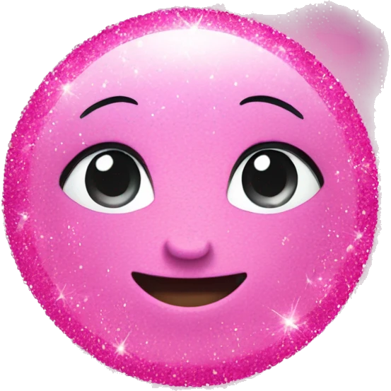 Pink sparkles emoji