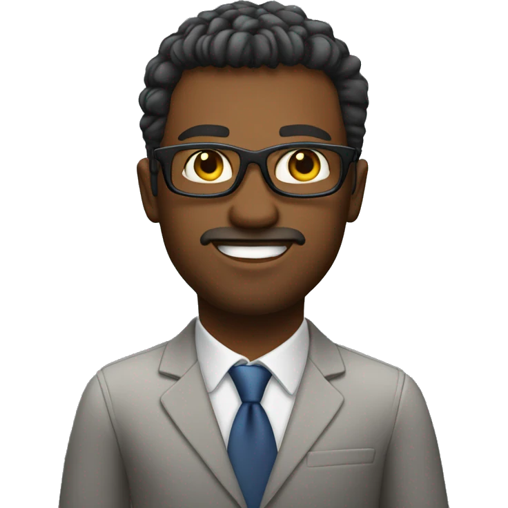 cool guy in office promise emoji