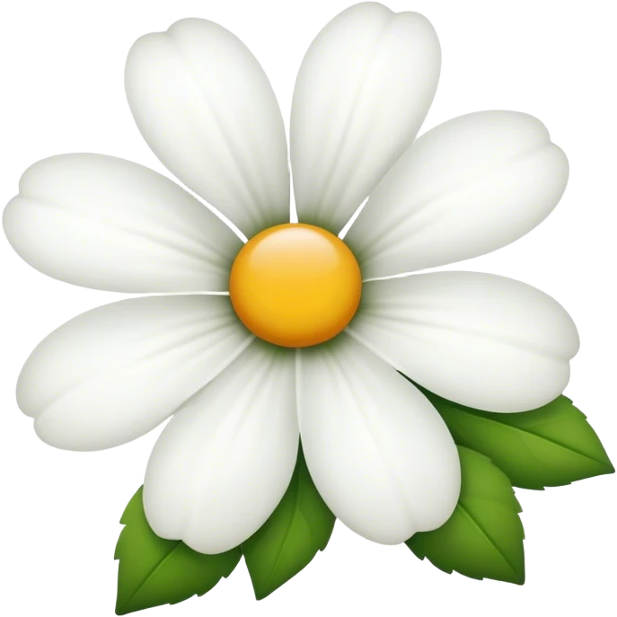 white plant flower emoji