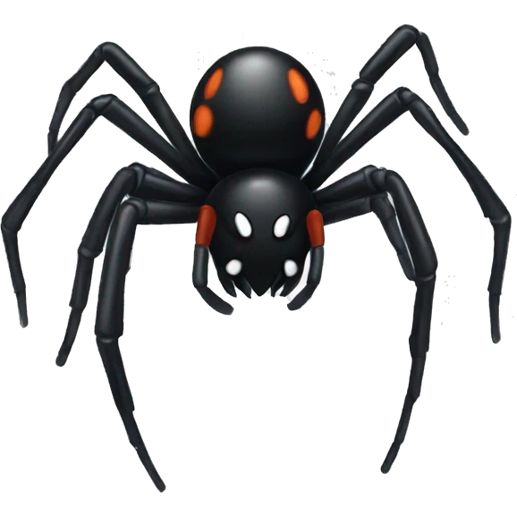 Black Widow spider emoji