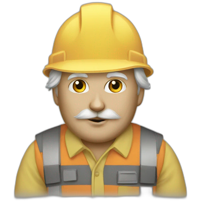 Trump as a cat engineer emoji