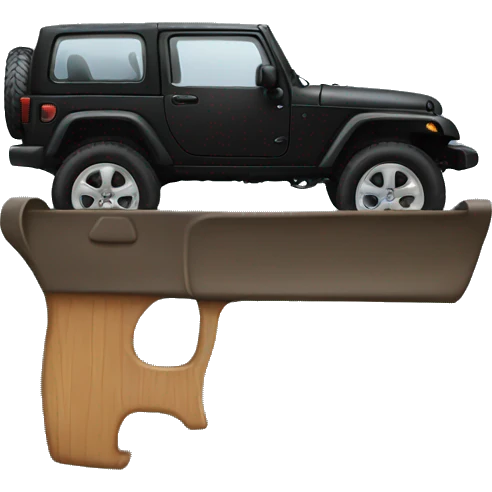 Black jeep emoji