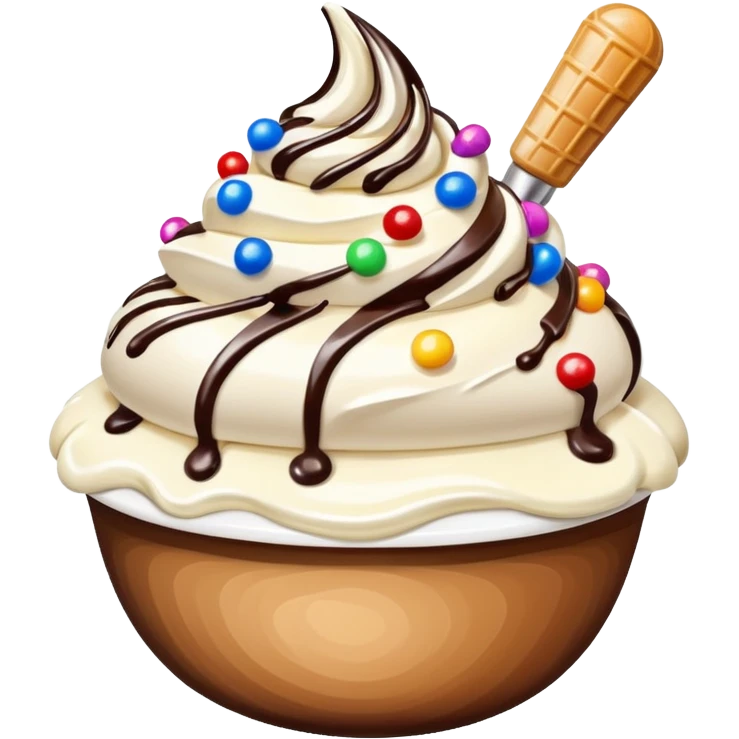 ice cream bowl  emoji