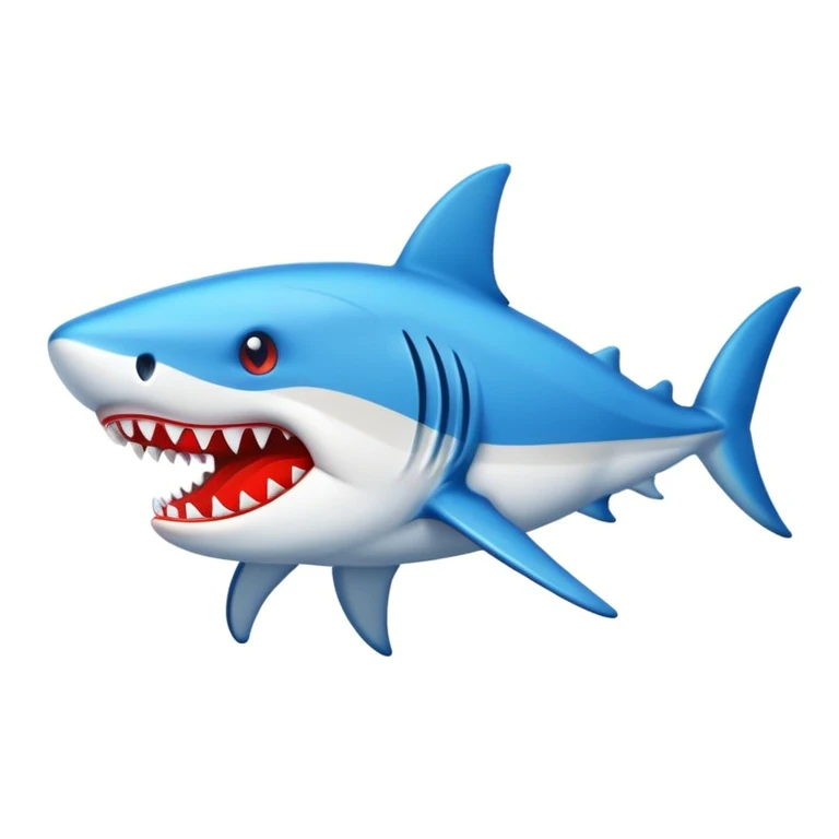 Tiburón con tenis  emoji