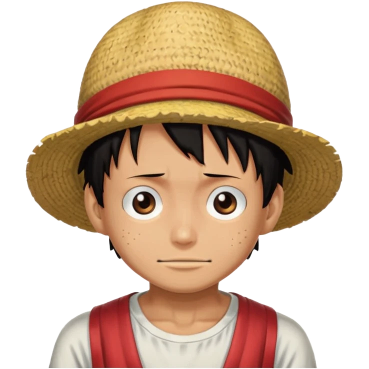 Luffy from one piece emoji