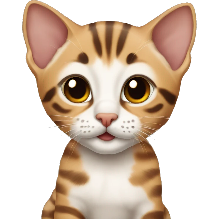 Bengal kitten breed  emoji