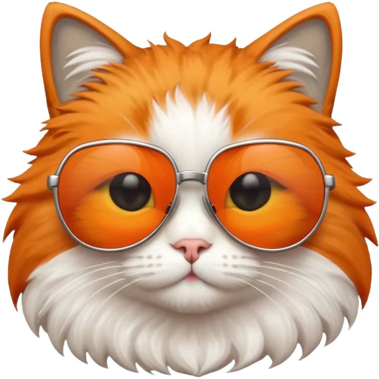 Cat wearing sunglasses emoji