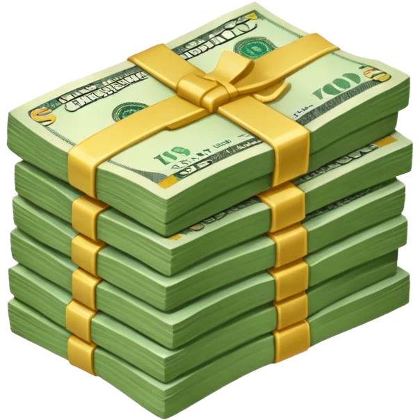 Small money stack emoji