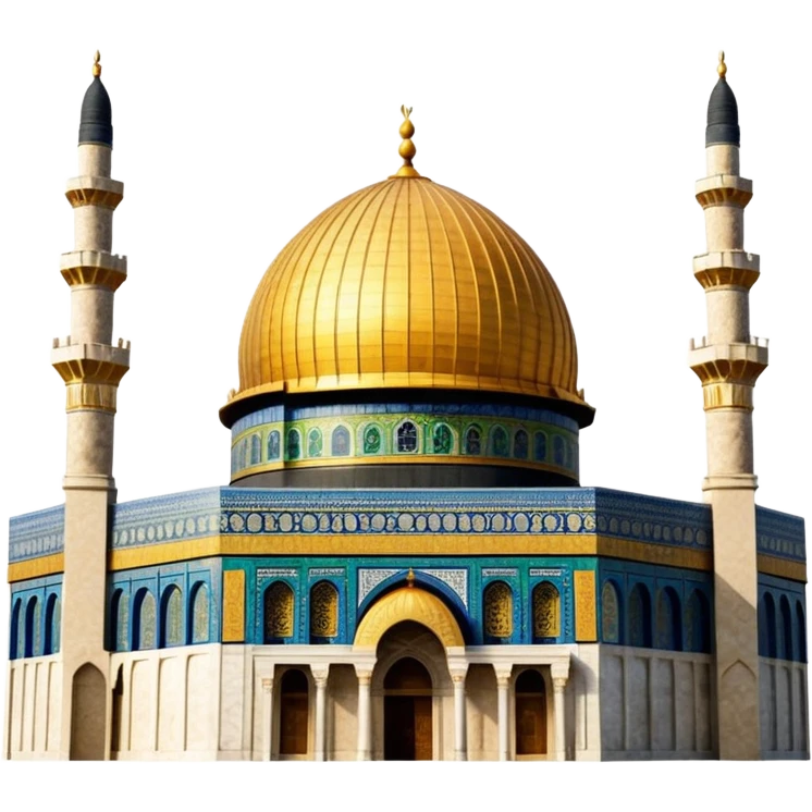 Dome of the rock, Palestine emoji