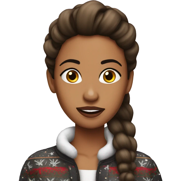 coquette Christmas emoji