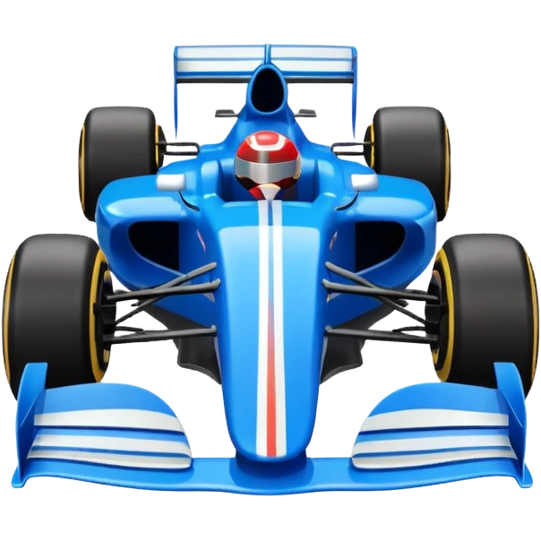 formula 1 blue emoji