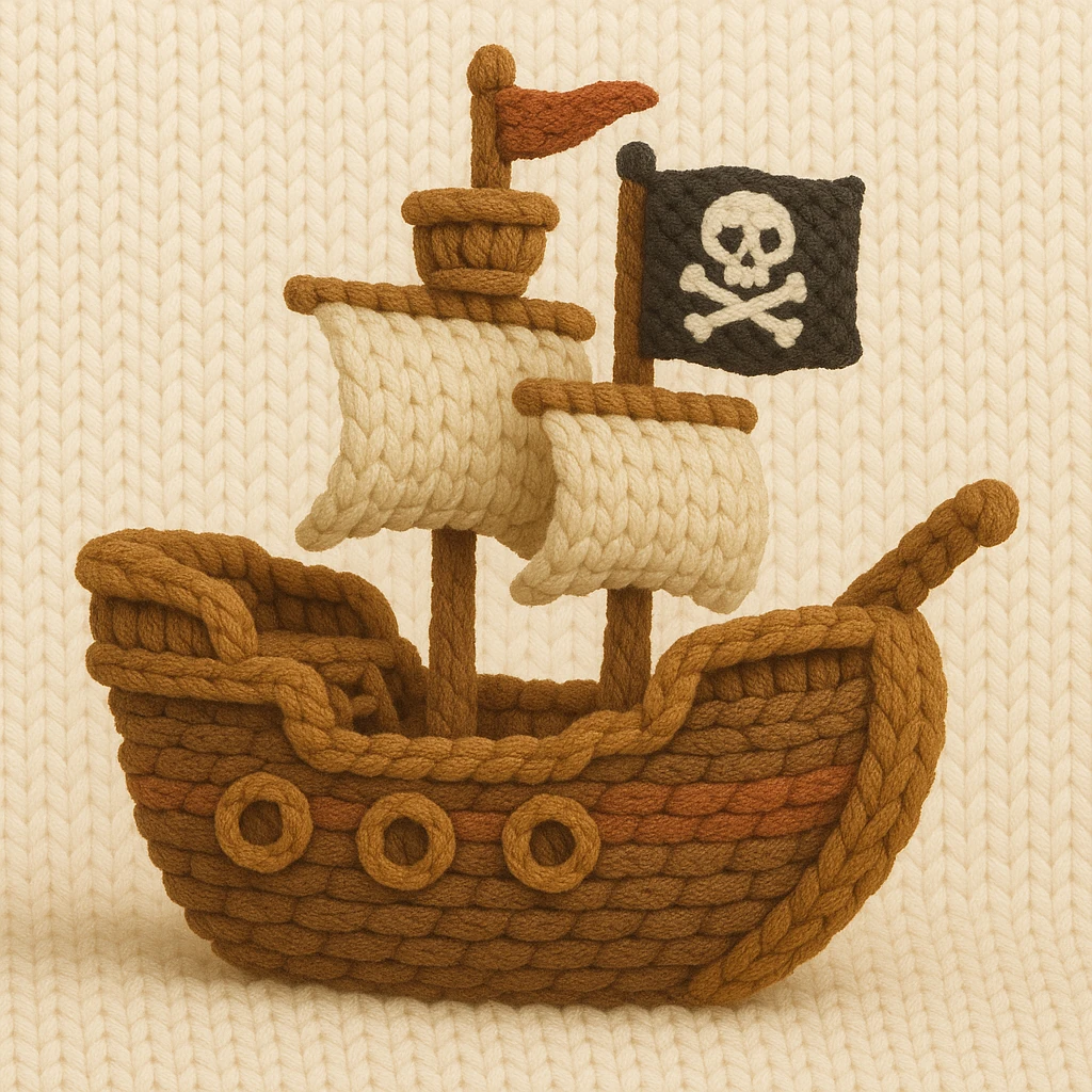 pirate ship emoji