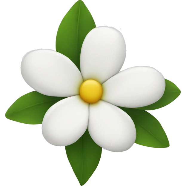 White flowers emoji