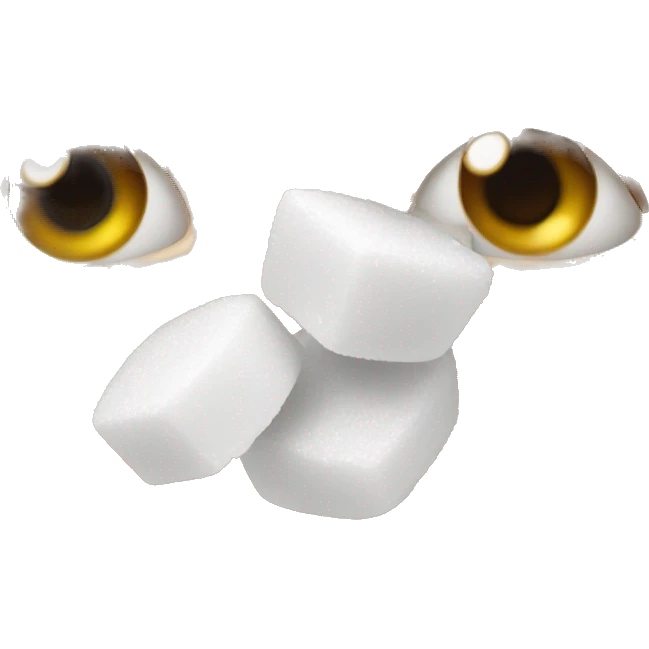 nose smelling sugar emoji